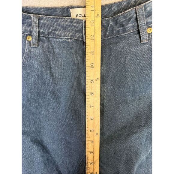 Rolla’s Classic Straight High Rise Dusters 80’s Blue Denin Jeans Button Fly 31 - Picture 6 of 10